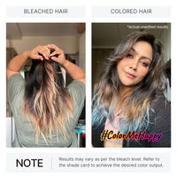 2.Oh! Italian- Cerulean Blue Hair Color DIY Kit | Semi Permanent Hair Color + Hair Bleach for Hair Color | Hair Highlights for Women & Men | Hair Bleach with Plex & Argan oil| Lightening Kit