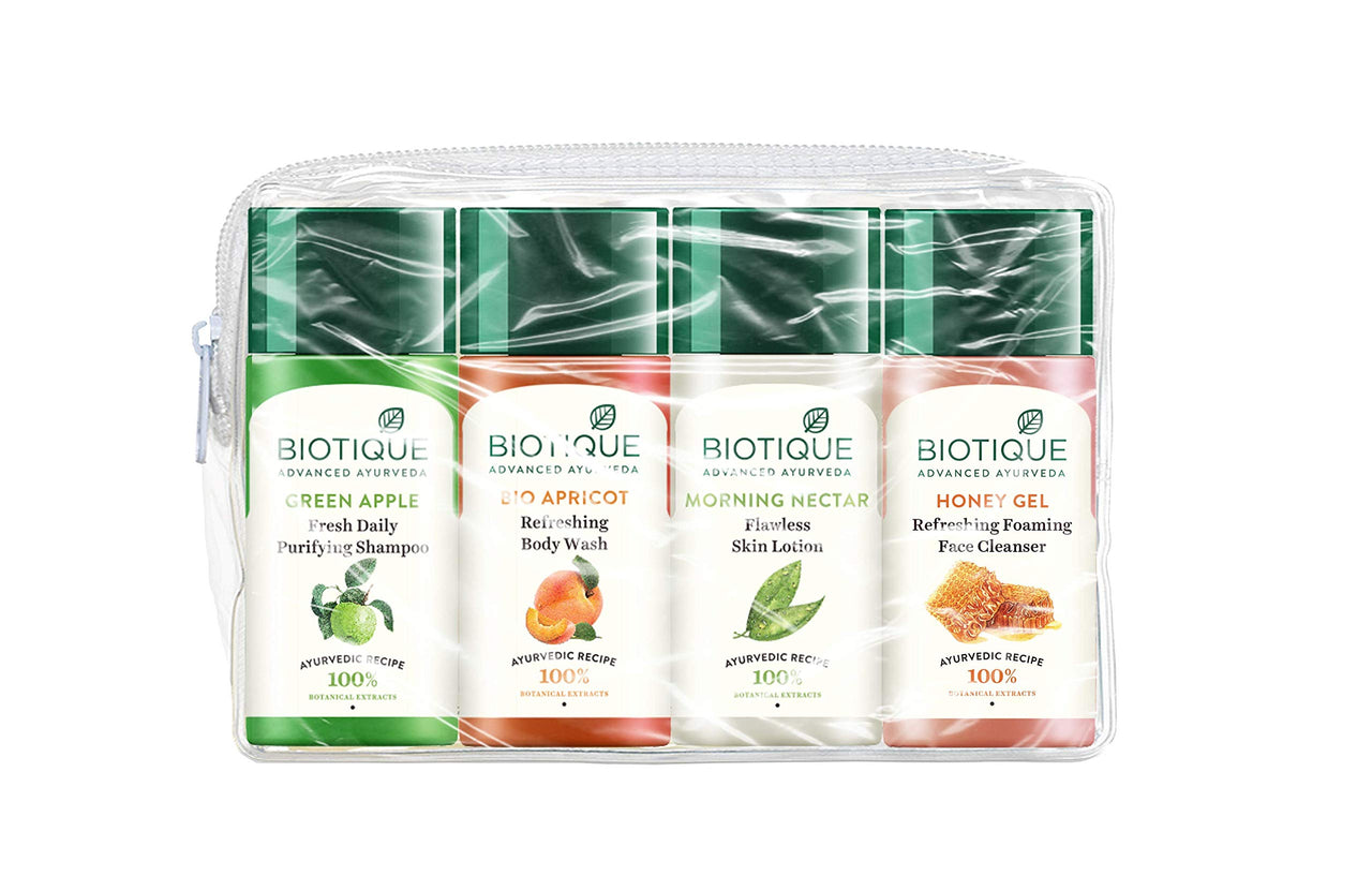 Biotique Travel Kit&Biotique Fruit Brightening Face Wash, 200ml