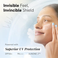Be Bodywise Ultra Light Sunscreen SPF 50 PA+++ for Oily, Dry, Acne-prone Skin | Broad Spectrum Protection & Blue Light Protection | No White Cast | Non-Greasy | Korean Anti-Acne Technology | Water & Sweat Resistant | Ultra Lightweight Texture | For Men &