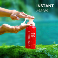 Cinthol Original & Lime Foam Body Wash (200ml Pack of 2) | Unique Foam Formula for Moisturized & Irresistibly Soft Skin | Suitable for All Skin Types