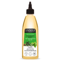 Soulflower Rosemary Mint Light Hair Oil | Hair Growth, Hair Fall Control, Dandruff & Split Ends | With Amla, Argan, Castor | Cooling Scalp Oil for Men & Women | 100% Natural & Organic | 225ml
