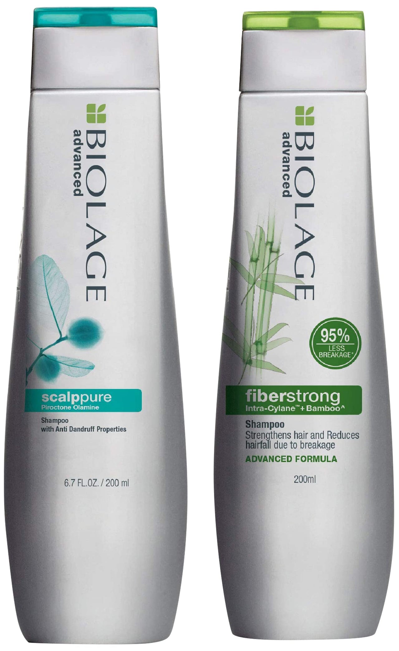 BIOLAGE Scalppure Shampoo | For Dandruff Control & BIOLAGE Advanced Fiberstrong Shampoo