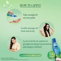 Parachute Advansed Aloe Vera Enriched Coconut Hair Oil Gold | 5X Aloe Vera | Makes Hair Sooperr Soft | 250ml (Pack of 2)