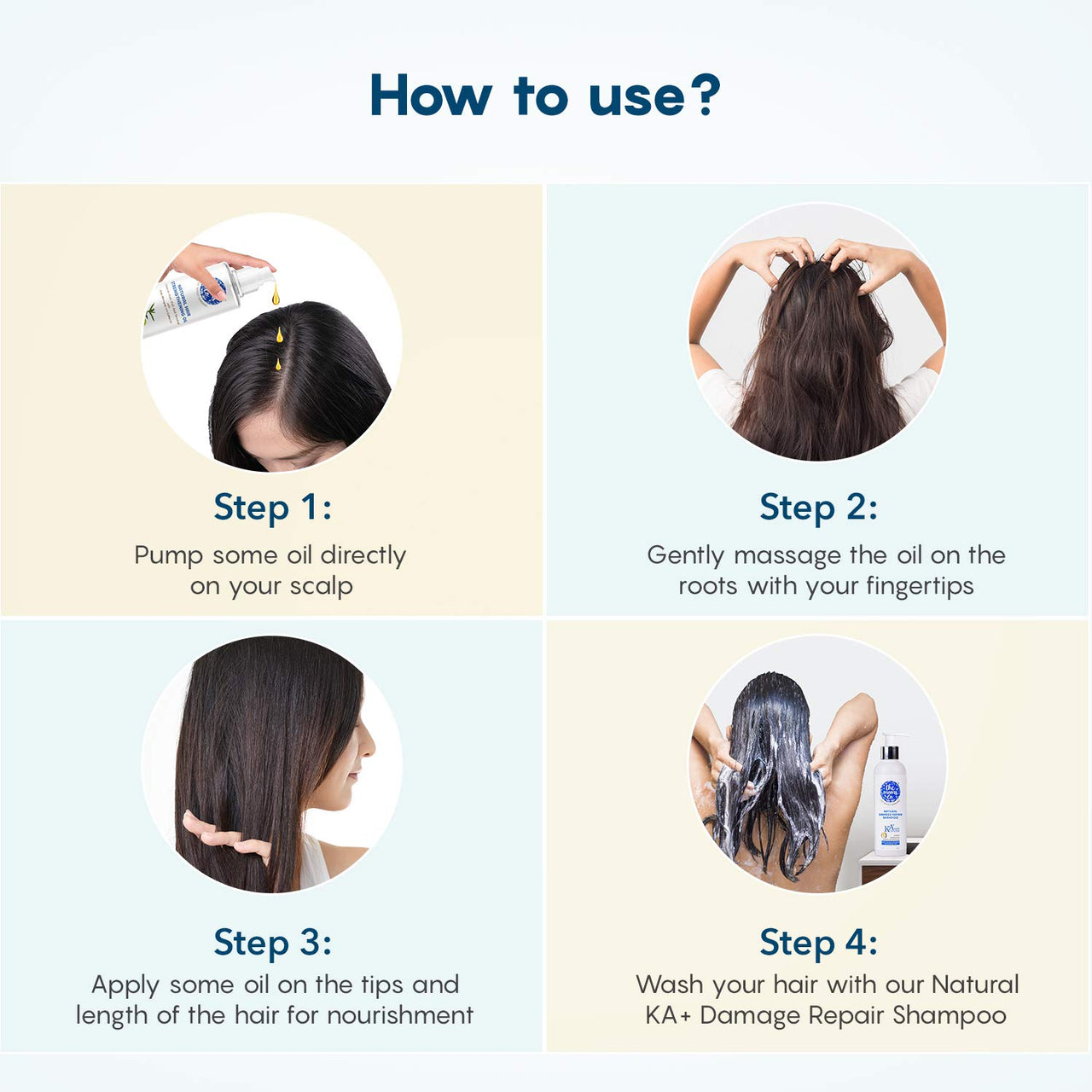 The MomsCo The Moms Co Natural Hair Strengthening Oil - Controls Hairfall With Amla Oil, Bhringraj Oil, Coffee Oil, Tea Tree Oil 20 ML