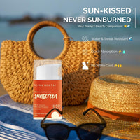 Alpha Mortal Sunscreen Gel SPF 50 PA+++ | Non-Greasy, No White Cast | Blue Light, UVA & UVB Protection | For All Skin Types | Lightweight Formula with Chamomile | 50g