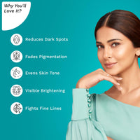 Pilgrim Korean 2% Alpha Arbutin & 3% Vitamin C Brightening Face Serum for glowing skin| Alpha arbutin face serum|All skin types | Men & Women| Korean Skin Care| Vegan & Cruelty-free | 30ml