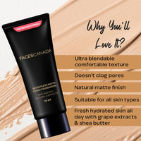 Faces Canada Weightless Stay Matte Compact Vitamin E & Shea Butter, Spf-20 Ivory 01, 9 g And Faces Canada Weightless Matte Finish Foundation, Mini - Ivory, 18 ml