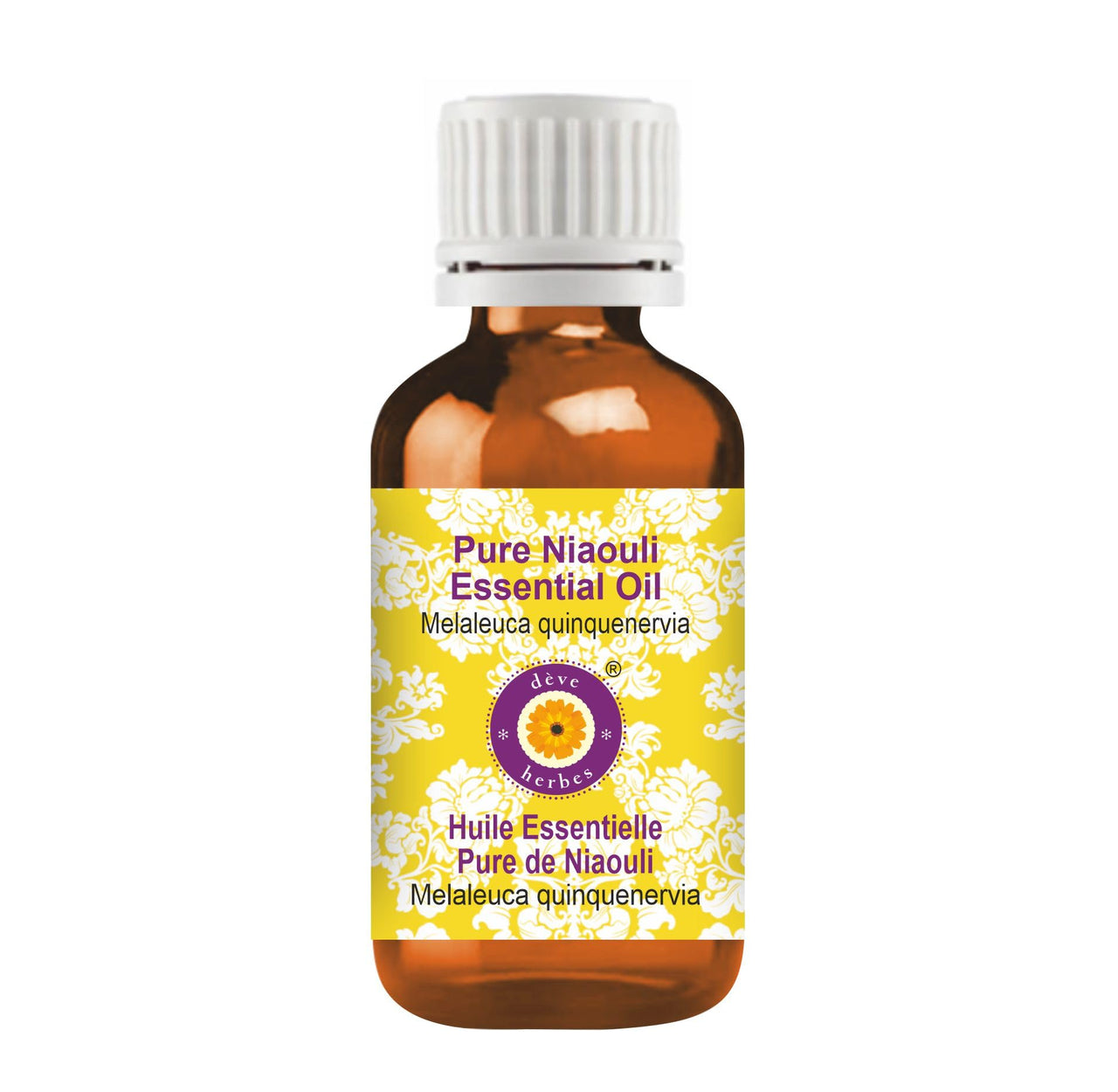 Deve Herbes Niaouli Essential Oil (Melaleuca quinquenervia) Pure | Non-Sticky | Non-greasy | Lightweight | Men & Women | All Skin Types | Steam Distilled 10ml
