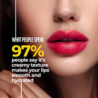 Juice Kiss Sensation lipstick for dusky skin tone matte for women with Goodness of Bio Retinol, UV Protection & Long lasting Lipstick (Red Carpet - M02)