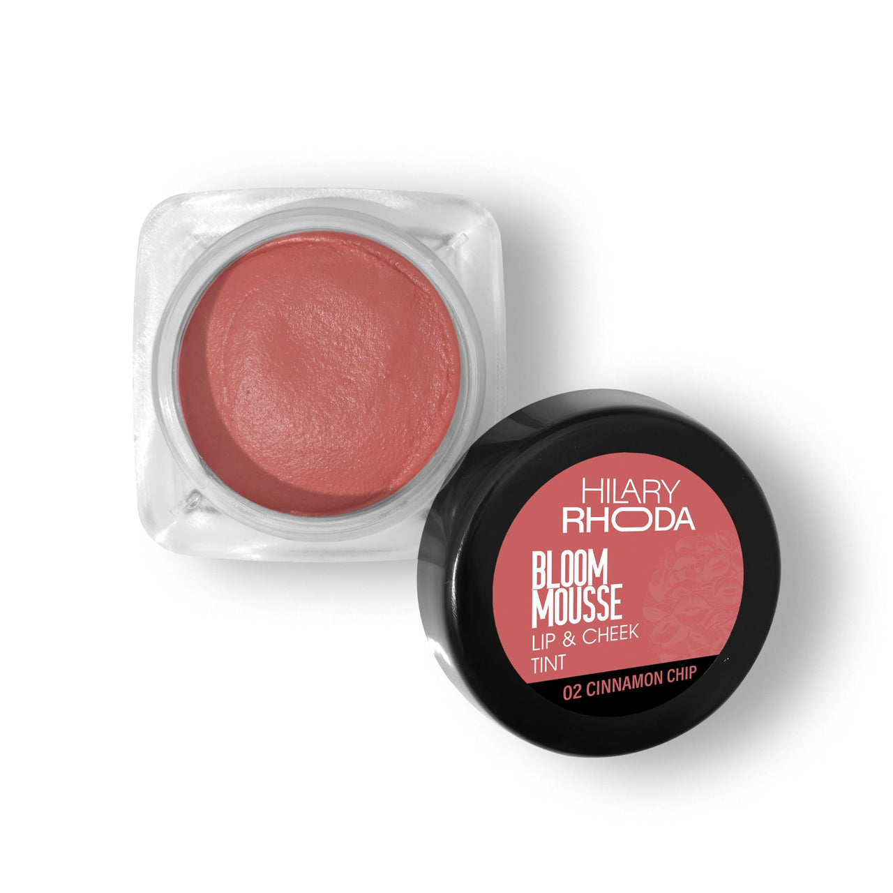 Hilary Rhoda Bloom Mousse Lip N Cheek Tint | Waterproof & Smudge-Proof | 12-Hour Stay | Non-Drying Formula | Mousse Texture | Matte Finish - 5g (Cinnamon chip - Shade 02)