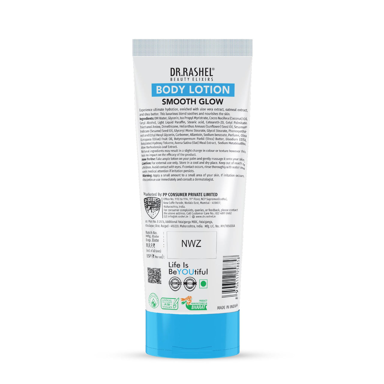 DR.Rashel Smooth Glow Body Lotion, Rejuvenating, 200 ml