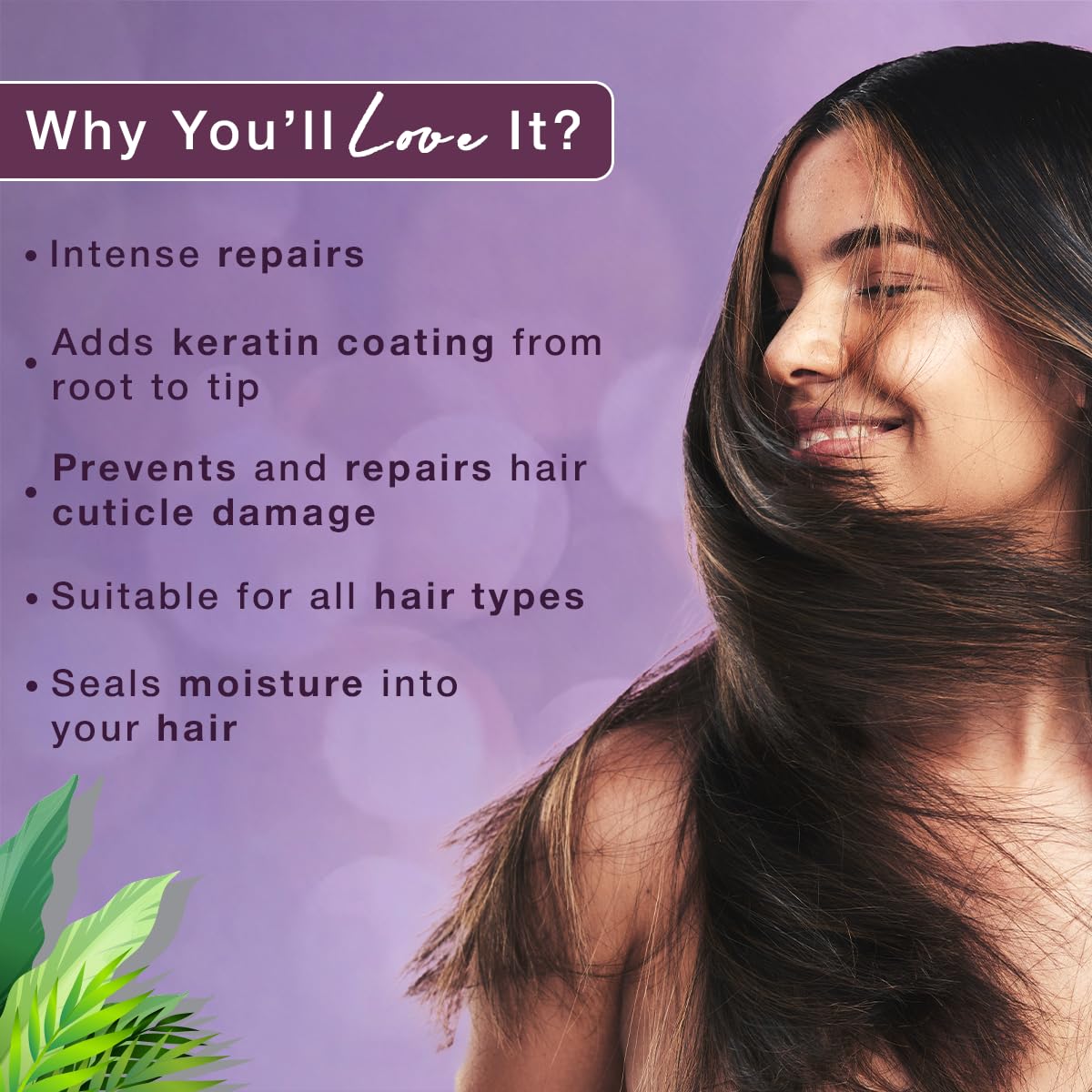Hilary Rhoda Keratin Hair Spa | Deep Conditioning For Dry, Frizzy & Damaged Hair | Total Hair Repair | Strengthening & Smoothing Hair|At-Home Hair Spa Treatment | For All Hair Types| 1000 millilitre