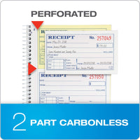 Adams Money and Rent Receipt Book, 2-Part Carbonless, 5-1/4