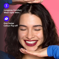 Blue Heaven Get Matte Lipstick | Soft Matte Finish and Lightweight Formula | Intense Pigment | Long-Lasting Lipsticks For Women | 203 | 4GM