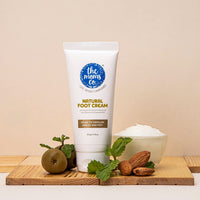 The Moms Co. Natural Foot Cream With Argon oil, Vit E & Peppermint Essential Oil Relief for Swollen Ankles and Feet- 50 g