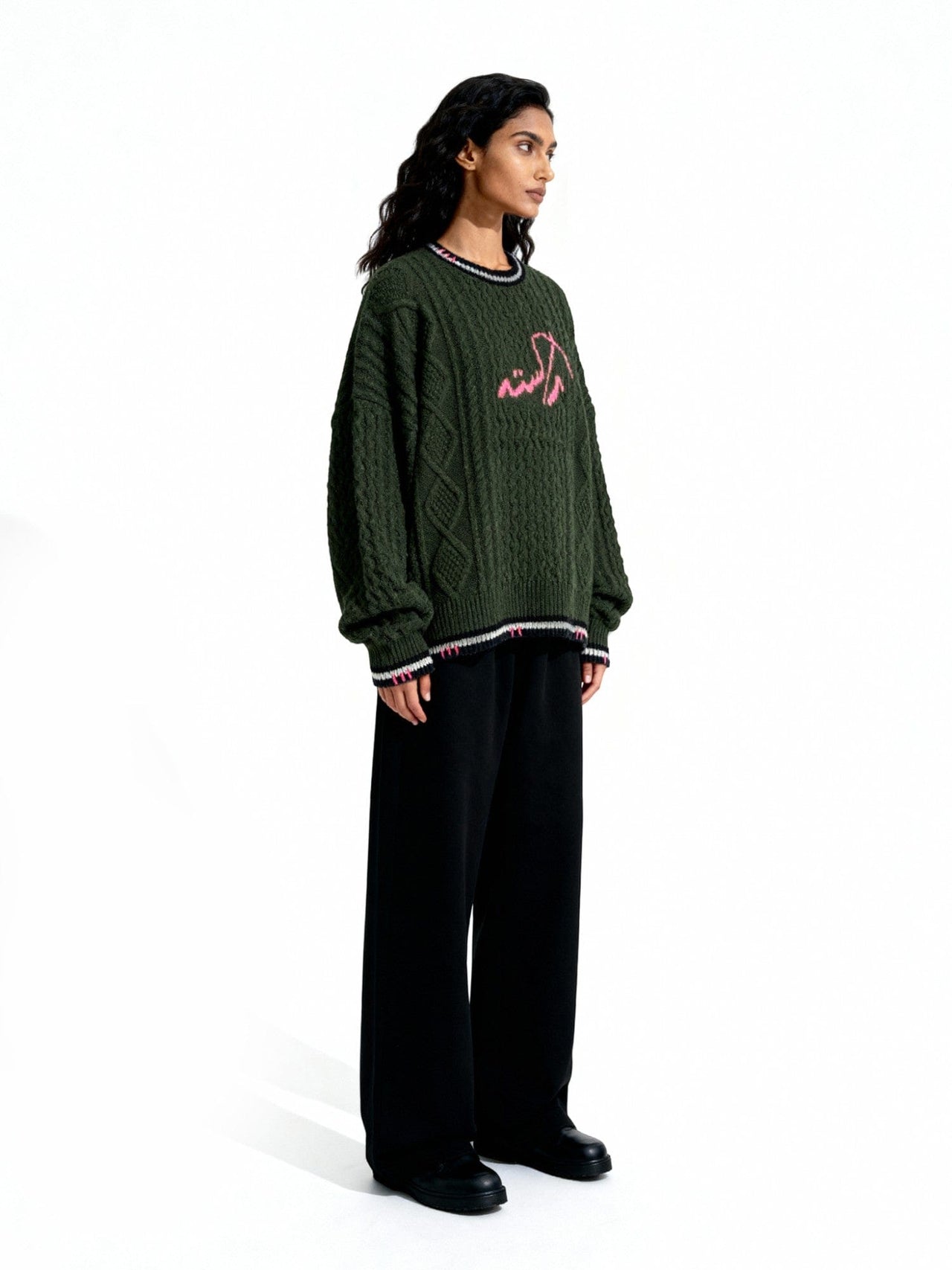 Raastah - Cable - knit Logo Sweater