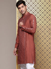 House of Pataudi Mirror Work Jashn Kurta