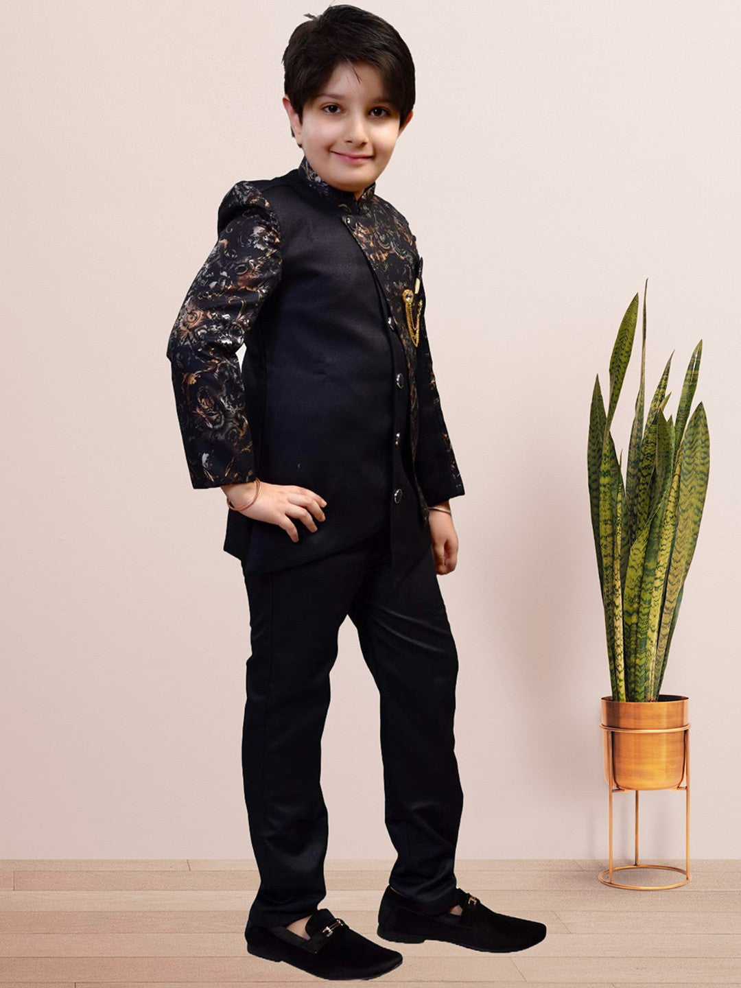BAESD Boys Printed Sherwani