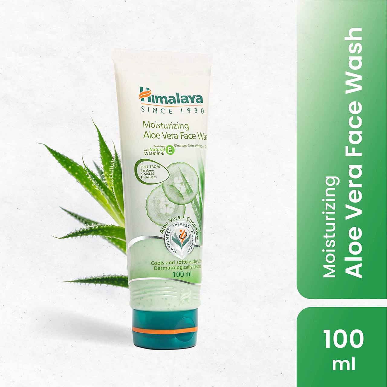 Himalaya Natural Glow Kesar Face Wash, 150ml and Himalaya Herbals Moisturizing Aloe Vera Face Wash,100ml