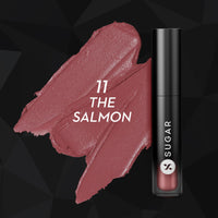 SUGAR Cosmetics Mousse Muse Lip Cream | Lasts 24+ Hrs | Creamy Mousse Lipstick | Waterproof & Smudgeproof | 5ml - 11 The Salmon