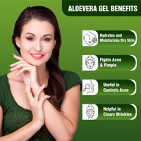 Multani Naturals Aloe Vera Nourising Gel (150ml) For Face & Hair | Hydrating, Moisturizing, Soothing Skin | Multipurpose Gel | Paraben Free