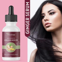 TryOnes Professional Hair Serum for Frizzy Hair||Serum for Women & Men||All Hair Types for Frizz-free, Smooth & Glossy Hair||Ginger Hair Serum_30ML