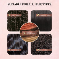 Just Herbs Anti Hairfall Natural Hair Mask with Castor & Black Onion Seed for Dandruff Suitable for Color Treated & All hair types