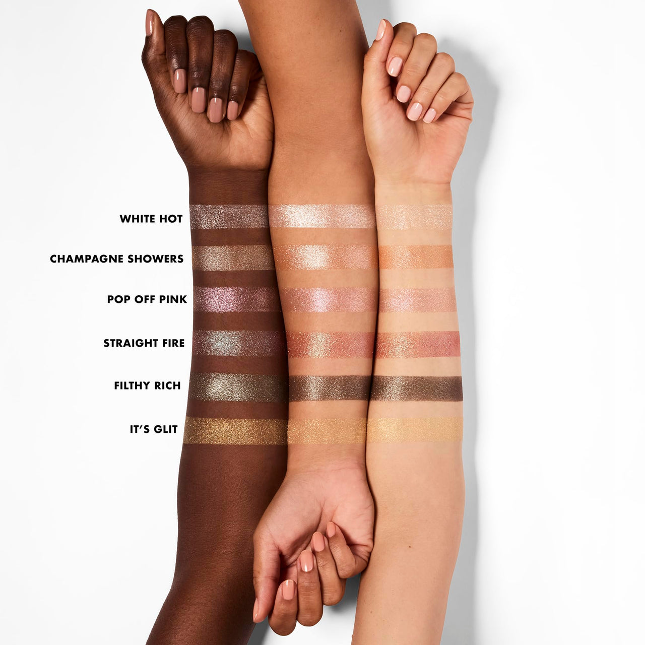 e.l.f. Fine As Fleck Glitter Eyeshadow, Long-Lasting Sheer Eye Makeup With A Shimmer Finish, Soft, Smooth Formula, Vegan & Cruelty-Free, Pop Off Pink
