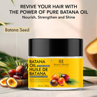 Botanic Hearth Batana Oil - Butter 100 ml - Deeply Nourishing & Revitalizing Hair & Skin Care