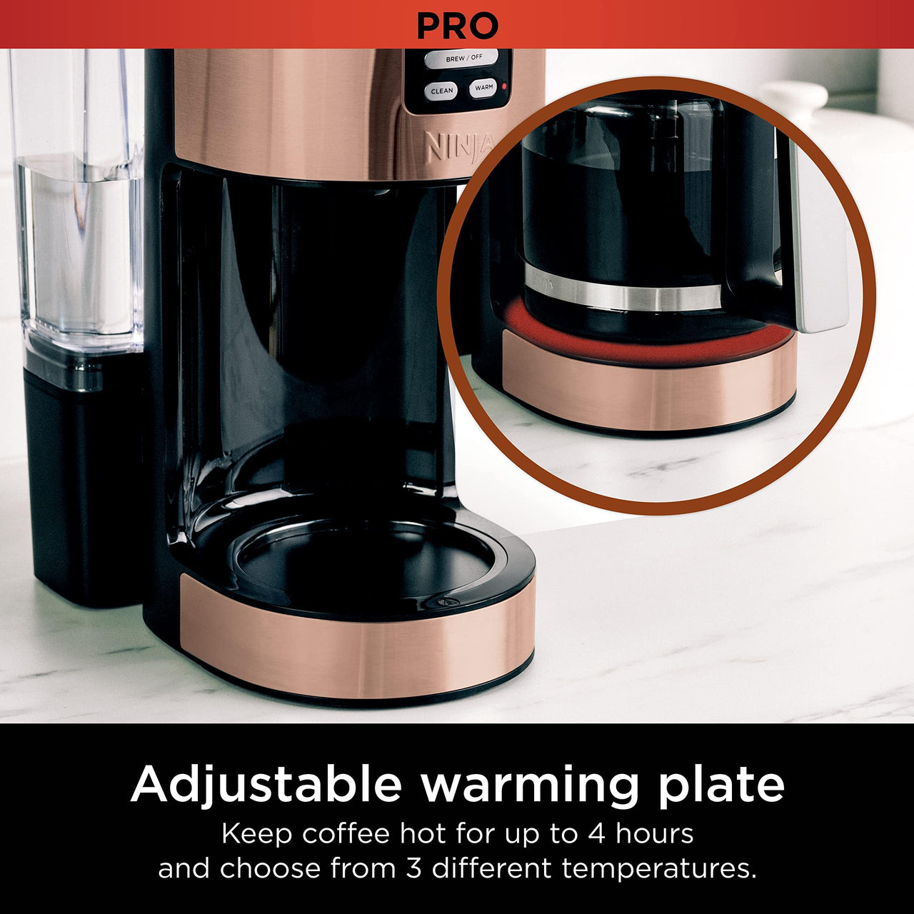 Ninja Programmable XL 14-Cup Coffee Maker PRO, 14-Cup Glass Carafe, Freshness Timer, with Permanent Filter, Black Stainless Steel, DCM201BK