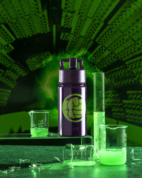 Simple Modern Marvel Hulk Kids Water Bottle with Straw Lid | Insulated Stainless Steel Reusable Tumbler Gifts for School, Toddlers, Boys | Summit Collection | 14oz, Hulk Smash 14oz Water Bottle Marvel-Hulk Smash