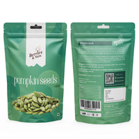 Berries And Nuts Raw Pumpkin Seed Kernels | Super Food, Antioxidant Rich Seeds | 400 Grams | 2 Pack of 200 Grams