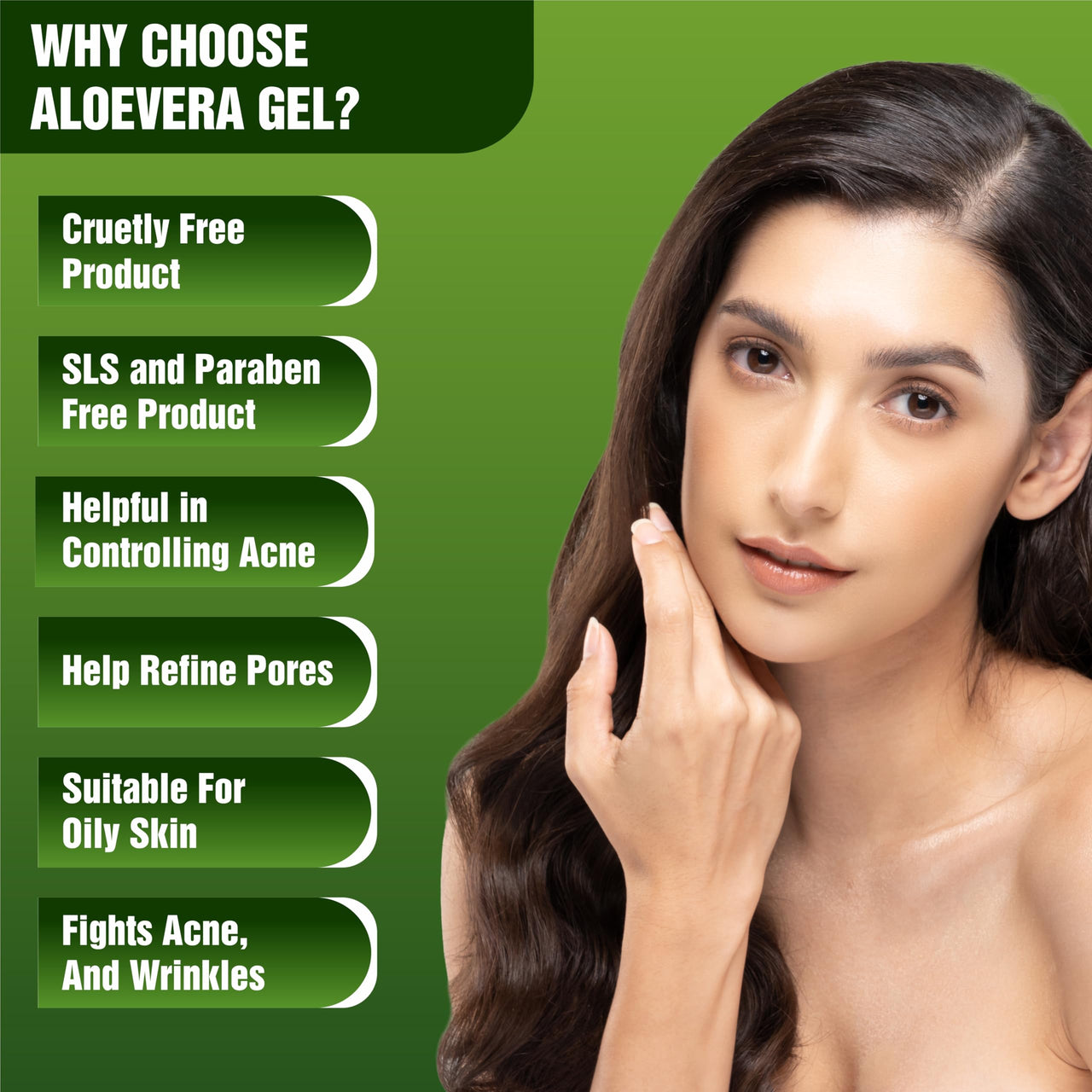 Multani Naturals Aloe Vera Nourising Gel (150ml) For Face & Hair | Hydrating, Moisturizing, Soothing Skin | Multipurpose Gel | Paraben Free