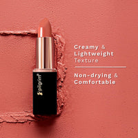 Pilgrim Matte Me Up Bullet Lipstick 4.2g | Creamy, Lightweight, Bold, Non Drying | SPF 30 | Enriched With Hyaluronic Acid & Spanish Squalane | Lipstick for dusky skin tone | Sultry Wine-26