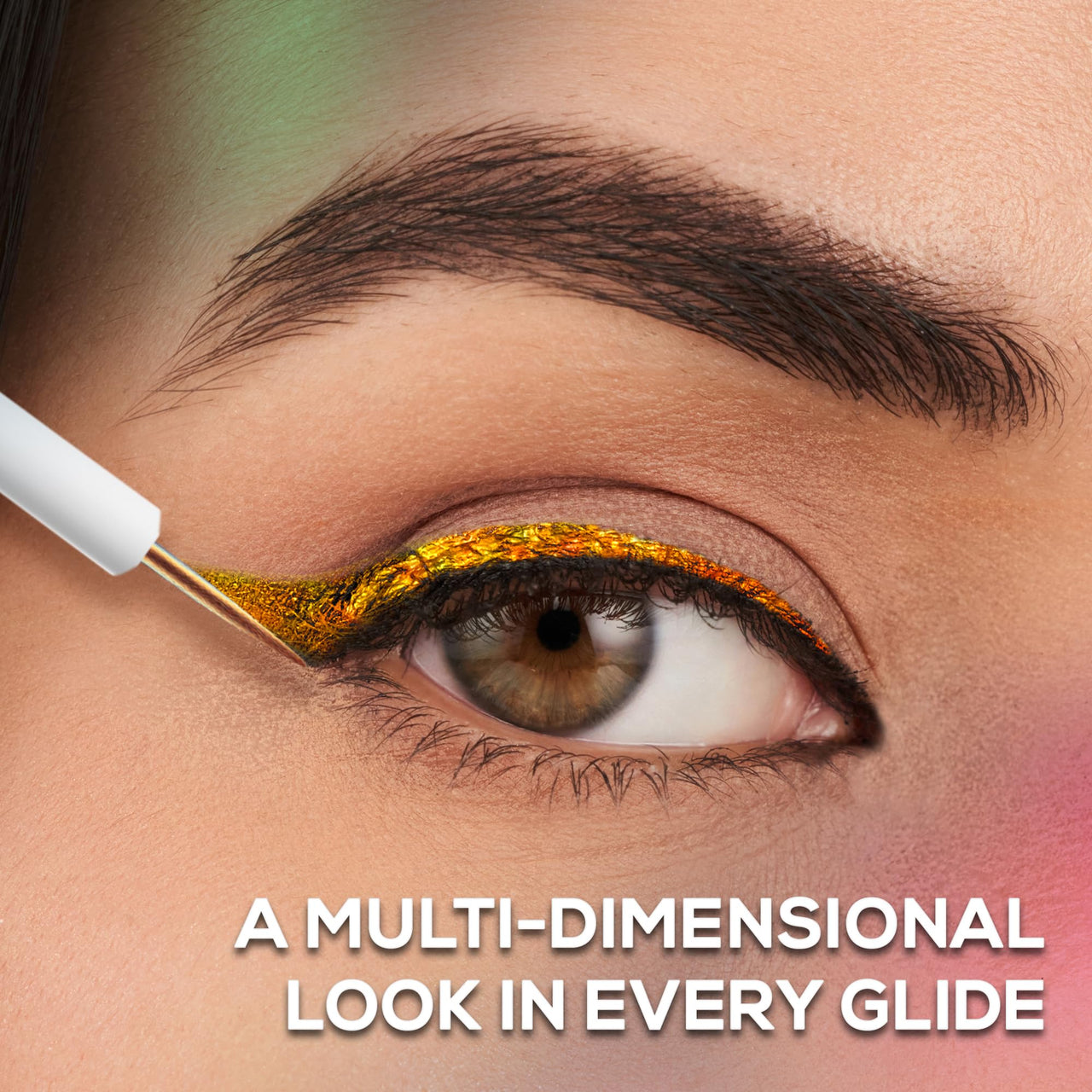 RENEE Holographic Liquid Eyeliner - Kingfisher, Smudge-Proof & Long-Lasting, Easy Glide & Quick-Drying Formula with Monochrome Effect, Intense Color Pay-Off