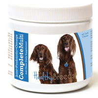 Healthy Breeds Irish Setter All in One Multivitamin - Complete with Probiotics, Glucosamine, Chondroitin & Omegas - 60 Soft Chewy Treats