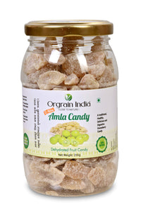 Orgrain India Natural Amla Candy 250g | Rich Source of Vitamin C, Potassium, Calcium and Iron
