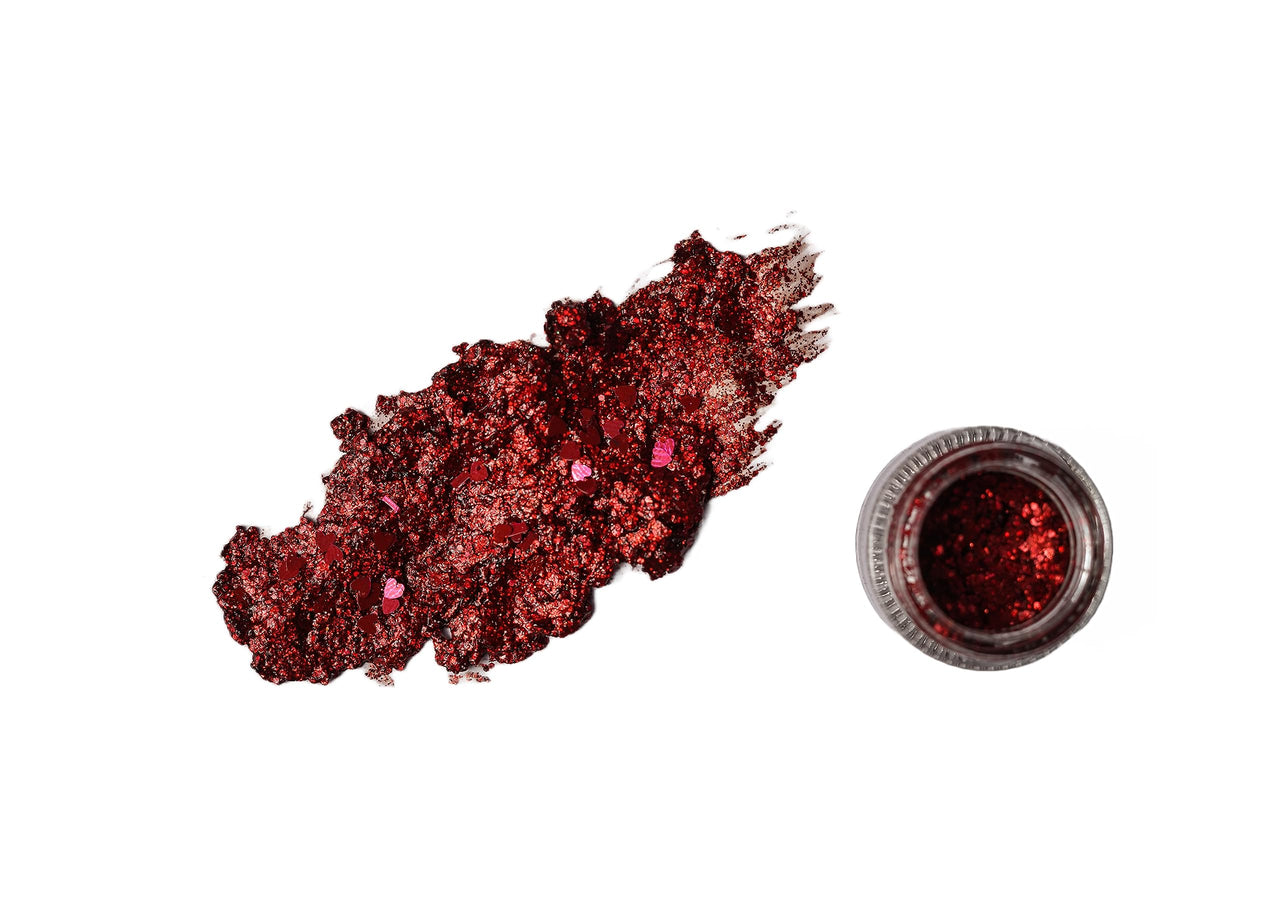 gel glitter eyeshadow Hair Gel Glitters Body Glitter Holographic Chunky Glitter Gel (Lover)