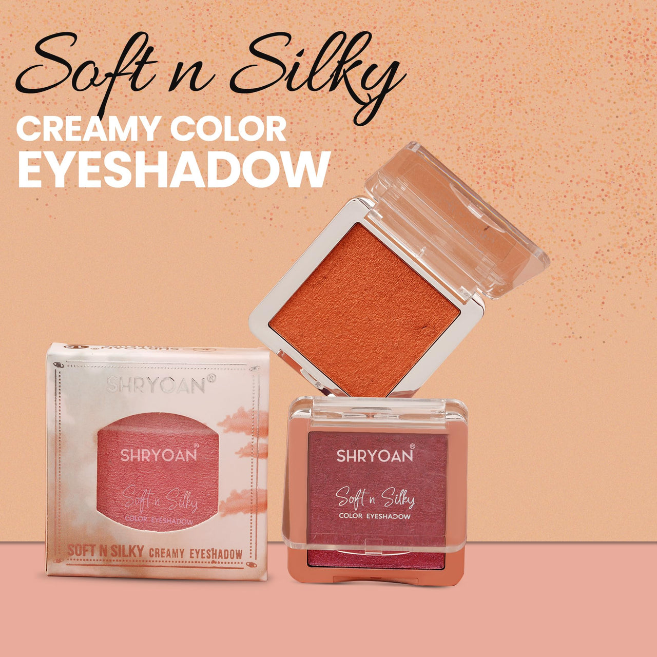 Shryoan Soft And Silky Color Eyeshadow| Shimmer Finish, Highly Pigmented with Mineral Oil | Creative Glam Look Eyeshadow (Shade 03) (5g)