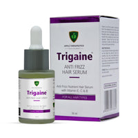 Trigaine Anti-Frizz Hair Serum 30ml | Detangle Hair Controls Frizz Repairs Dry & Brittle Hair | Argan Oil Vitamin E C & B Enriched Leave-In Hair Serum | Lightweight Non-Greasy