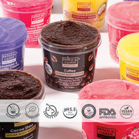 Bryan & Candy Coffee Sugar Body Scrub PH 5.5 For Tan Removal & Exfoliation|For Women & Men|Enriched with Coffee, Macadamia and Argan oil|Removes Dirt & Dead Skin from Neck, Knees, Elbows & Arms - 250g