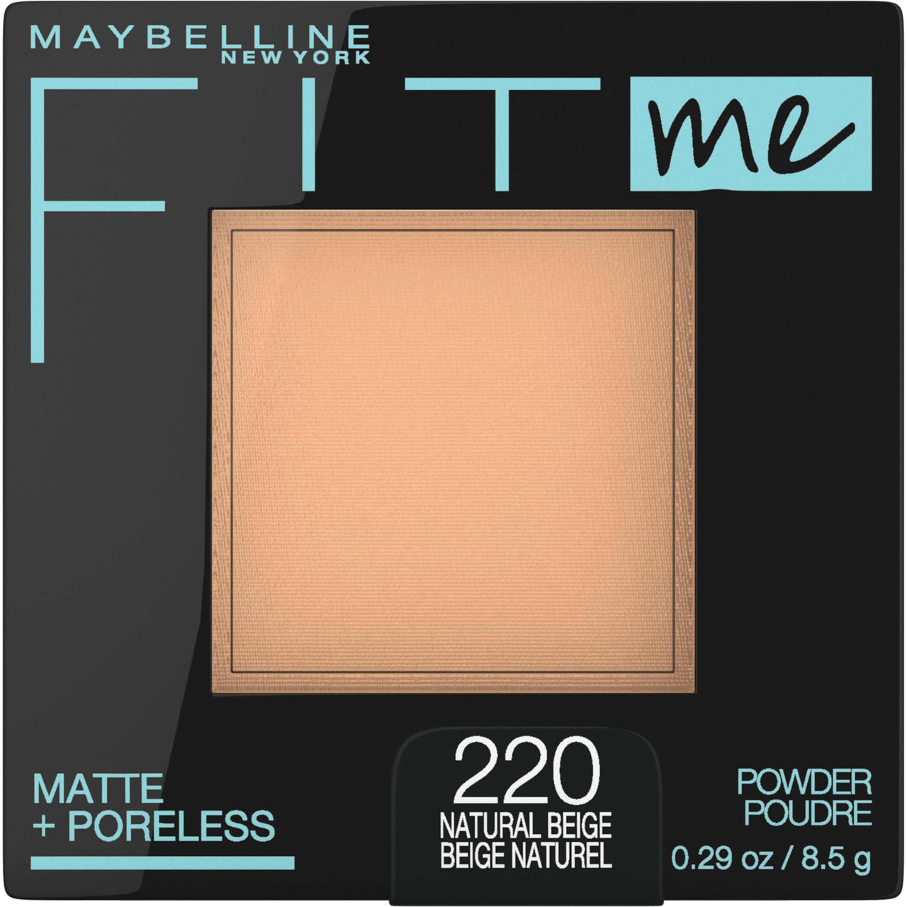 Maybelline New York Fit Me Matte Poreless Powder, 220 Natural Beige, 8.5G And New York Fit Me Concealer For All Skin Types,20 Sand, 6.8Ml