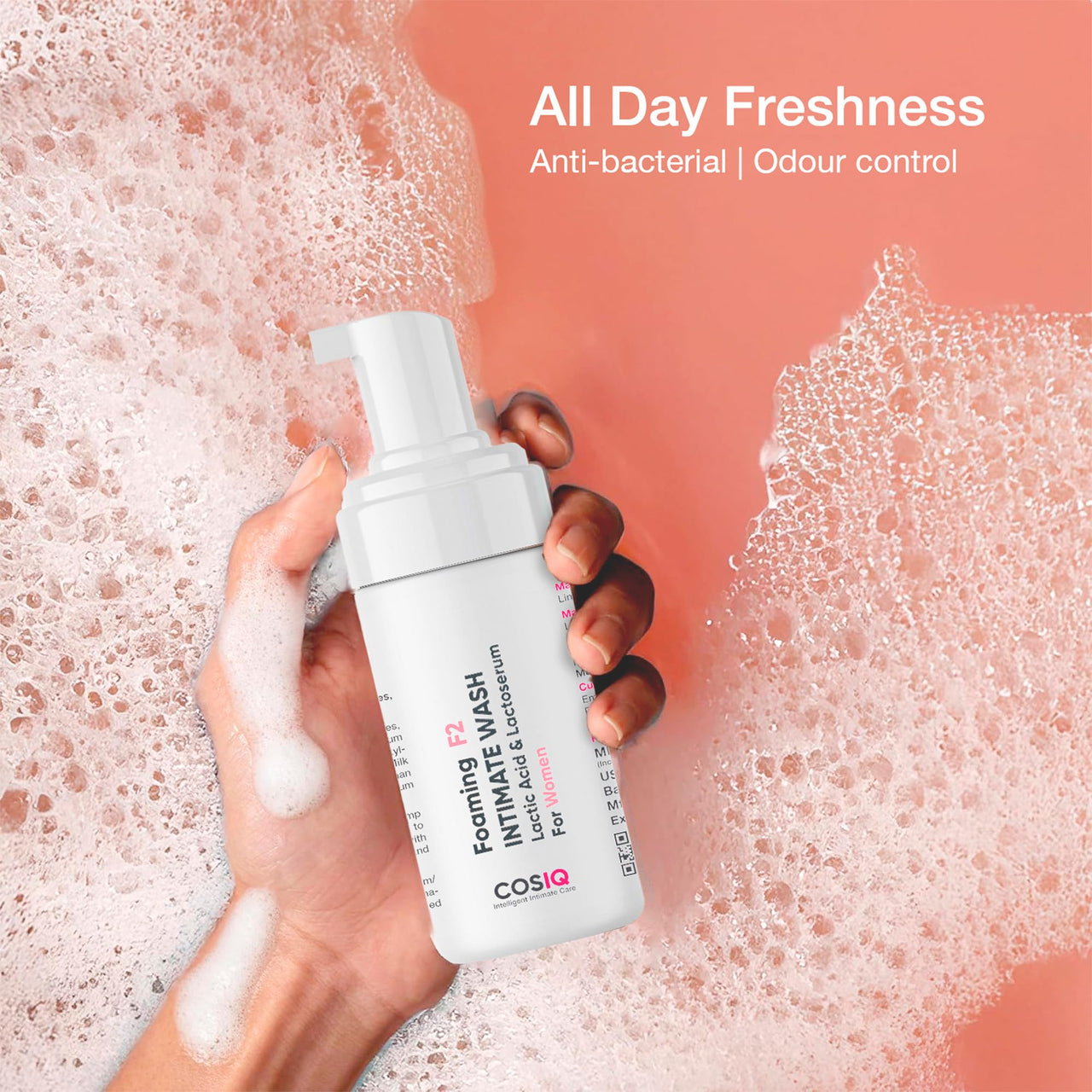 Cos-IQ Stretch Marks Removal Roll-On Serum for All Skin Types 40ml + F1 Brightening Intimate Wash for Women 100ml