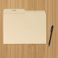 Basics File Folders, 1/2 Tab, 36-Pack, Letter (8.5
