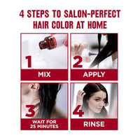 Revlon ColorSilk Permanent Hair Color For Women, Salon Perfect Hair Colour at Home with 100% Grey Coverage | Pro-Keratin & No Ammonia | Up to 8 Weeks of Colour | Shade - Black 1N (Pack of 1)