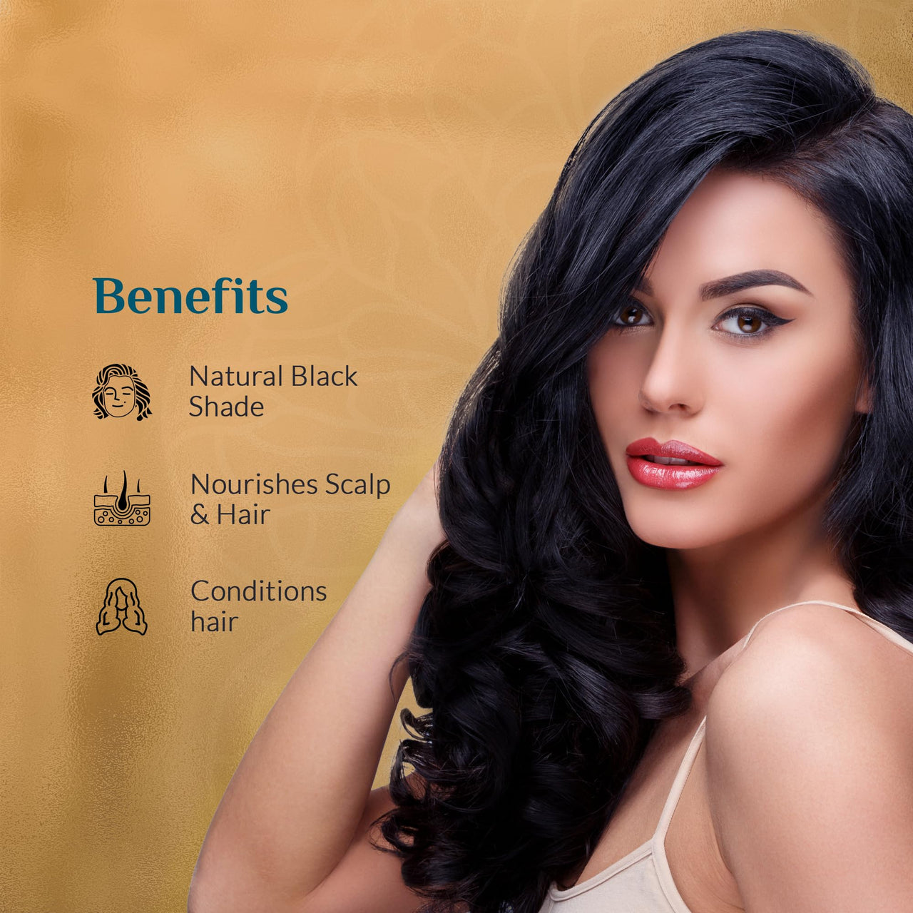 Ashpveda Organic Hair Colour Indigo Powder Ammonia & PPD Free Long Lasting Hair Color for a Stronger Scalp, Silkier and Shining Hair | Chemical Free Hair Color for Women and Men (100 gm, Indigo)