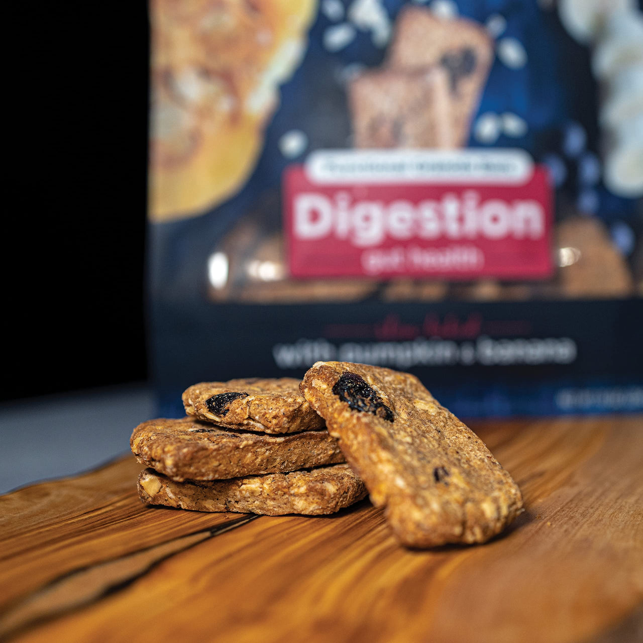 Nulo Functional Granola Bars, Healthy Dog Treats, Oven Baked, Made with Prebiotics and Probiotics, Contains No Added Salt, Sugar, or Molasses, 10 Ounce Bag Digestion