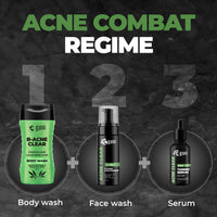 BEARDO Bd Ecb Bd B-Acne Clear Body Wash 200Ml, Bd Acne Clear Foam Face Wash 100Ml, Bd Acne Clear 2In1 Toning Serum 30Ml (Set Of 3)
