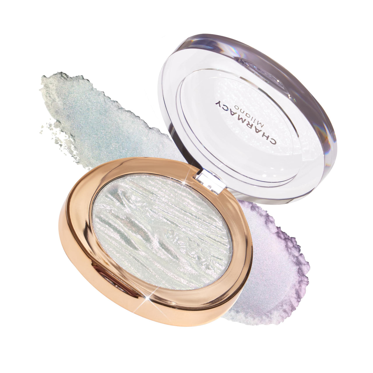 Charmacy Milano Star Dust - 602, Multichrome Blush & Highlighter, Seemless Blending Formula, Radiant Look, Compact & Portable (4.2 gms)