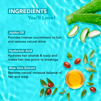 Botanic Hearth Jojoba & Hyaluronic Acid Conditioner With Keratin & Collagen|Hydrates Hair & Adds Shine For Dry & Dehydrated Hair Sulphate & Paraben Free 245Ml,1 Count